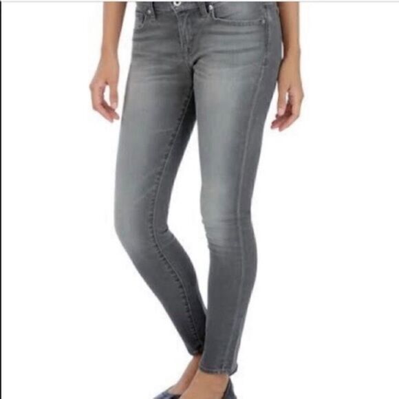 Lucky Brand Charlie Legging Jean in Gray, Intentional Fading, Women’s 2 - Picture 1 of 10